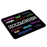 PhotoFancy Mousepad Holzminden - Motiv Positive Eigenschaften - Städtemousepad, personalisiertes Mauspad, Gaming-Pad, Maus-Unterlage, Mausmatte