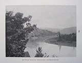 Die Weser zwischen Holzminden und Bodenwerder / Die Weser bei Hameln - historischer Fotodruck - 1926